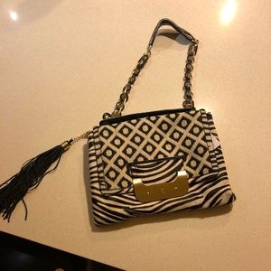 DVF calf hair handbag